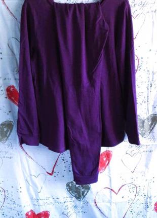 Пижама темно-фиолетового цвета