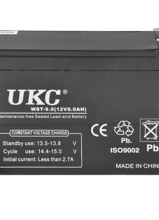 Акумулятор батарея UKC WST-9.0 12V 9Ah Black (2386)