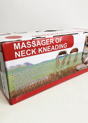 Роликовий масажер для спини та шиї massager of neck kneading