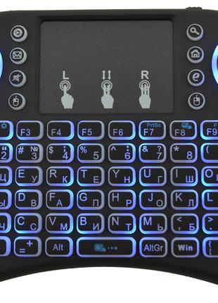Беспроводная клавиатура Rii mini i8 2.4G с подсветкой (MWK08/i...