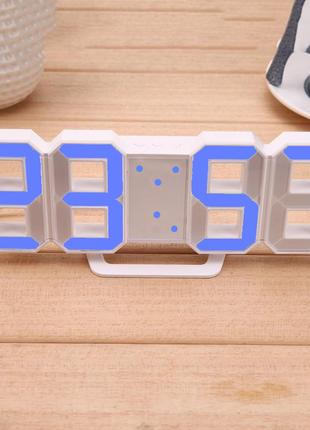 Электронные настольные LED часы с будильником и термометром LY...