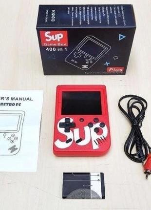 Игровая приставка консоль Sup Game Box 500 игр. Цвет: красный