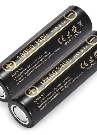 Аккумуляторы 18650 Liitokala 3400mAh 3.7V Литий-Ионные с плоск...