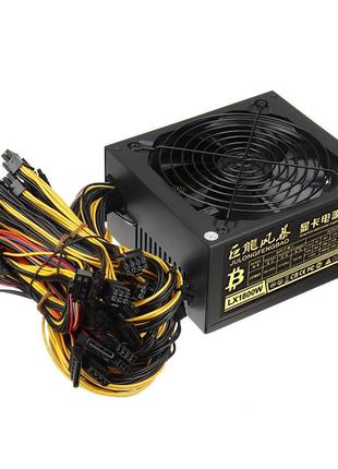 Блок питания LX-1800W ATX Active PFC 110-220V, для майнинга фе...