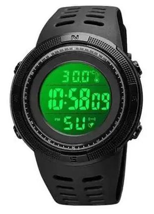 Часы наручные мужские SKMEI 1681BKWT BLACK-WHITE, часы спортив...