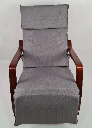 Крісло гойдалка Avko ARC001 Walnut Gray
