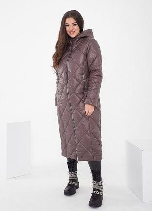 Пальто стеганое зимнее (48-62)