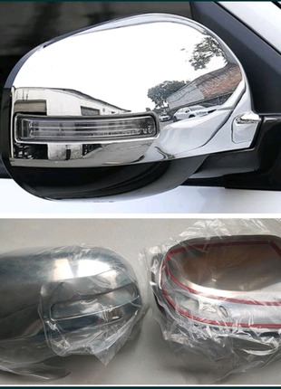 Накладки на зеркала Mitsubishi Outlander 3, XL, ASX, Lancer X