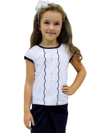 Шкільна блузка, 110-152рр, блуза для дівчинки