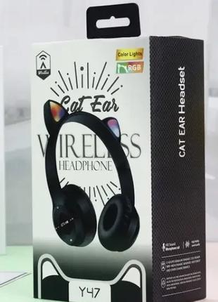 Навушники Bluetooth Stereo Cat Ear Y47