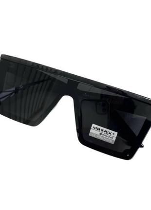 Мужские солнцезащитные квадратные очки Matrix черные
