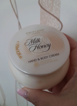 Поживний крем для рук и тiла Молоко та мед Oriflame