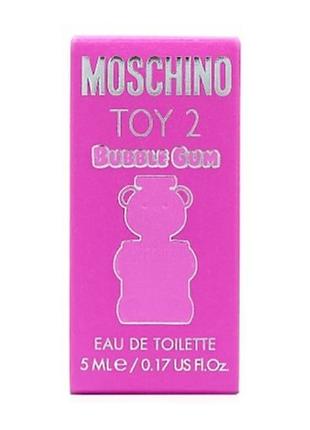 Туалетна вода жіноча Moschino Toy 2 Bubble Gum 5 мл оригінал