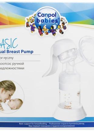 Молокоотсос ручной canpol babies (канпол бебис) basic