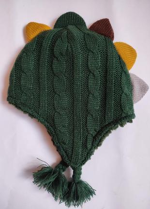 Зимова шапка для хлопчика розмір 48-49