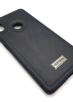 Чехол кожаный Xiaomi Redmi Note 5 черный