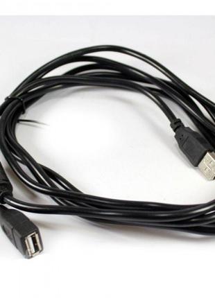Кабель USB 2.0 удлинитель 3 метра черный
