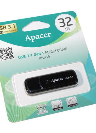 Apacer AH355 32GB USB 3.0 Black