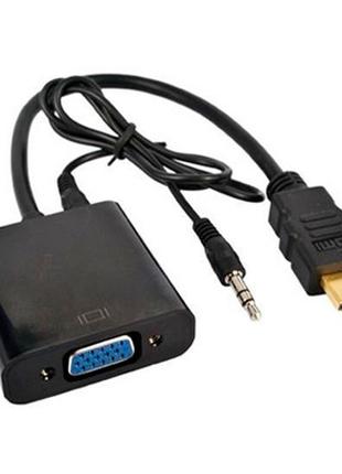 Адаптер-конвертер (переходник) HDMI VGA+AUX