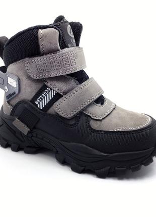 Зимние ботинки для мальчиков Clibee H269Ag/26 Серый 26 размер