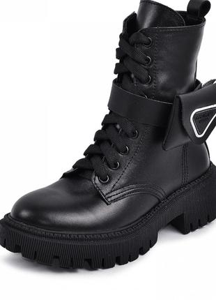 Зимние ботинки для девочек Максус Prado30/32 Черный 32 размер