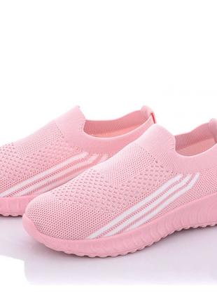 Текстильные кросовки для девочек BBT Kids F6270-3/32 Розовый 3...