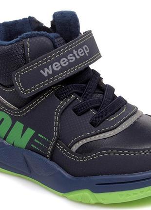 Демисезонные ботинки для мальчиков Weestep R00535/23 Темно-син...
