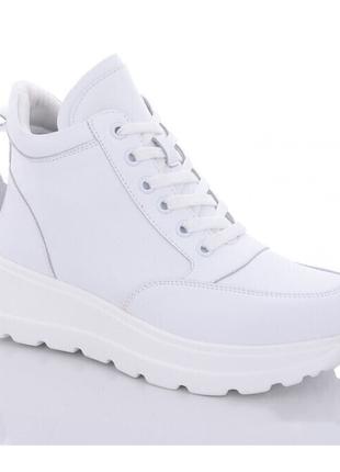 Демісезонні черевики жіночі HENGJI C22457/41 Білі 41 розмір