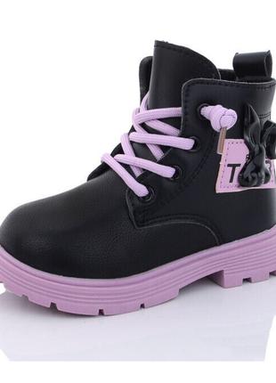 Зимние ботинки для девочек Канарейка T1531-5/26 Черный 26 размер