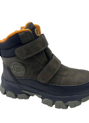 Зимние ботинки для мальчиков Clibee HC36937/36 Хаки 36 размер