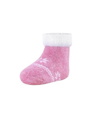 Теплі шкарпетки для дівчаток DUNA 4031/6-12 m Рожеві 17-19 розмір
