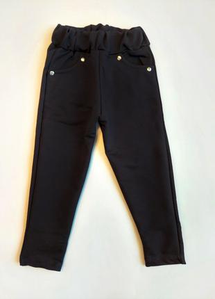 Спортивные штаны для девочек 300K/02050/80 Черный 80 см размер