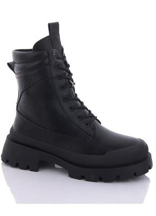 Зимові черевики жіночі GIRNAIVE Y33698/36 Чорні 36 розмір