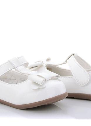 Туфли для девочек Kimboo FG803-1/25 Белый 25 размер