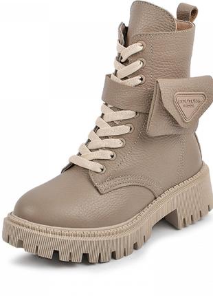 Зимние ботинки для девочек Максус Prado25/32 Бежевый 32 размер