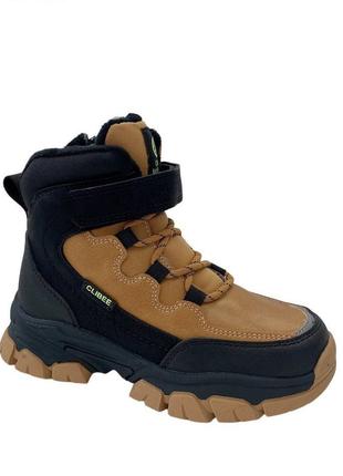 Зимние ботинки для мальчиков Clibee HB36464/26 Коричневый 26 р...