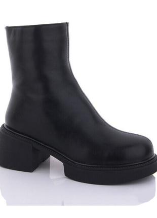 Зимові черевики жіночі GIRNAIVE F39236/39 Чорні 39 розмір