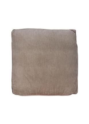 Мягкая декоративная подушка в полоску 50х50 см бежевая Lidl