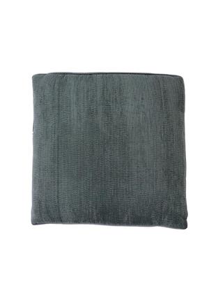 Мягкая декоративная подушка в полоску 50х50 см серая Lidl