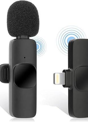 Бездротовий петличний мікрофон AngLink для iPhone із шумозаглу...