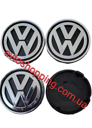 Колпачки, заглушки на диски Volkswagen VW Фольцваген 60 мм / 5...