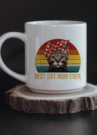 Чашка cat mom