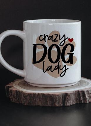 Чашка crazy dog lady