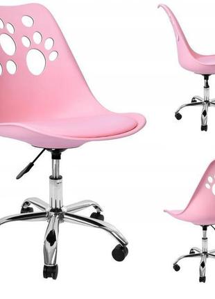 Крісло офісне, комп&apos;ютерне bonro b-881 рожеве