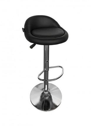 Барний стілець зі спинкою bonro b-075 чорний