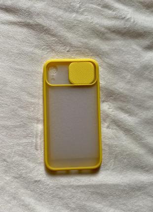 Новый чехол на айфон хр iphone xr жёлтый