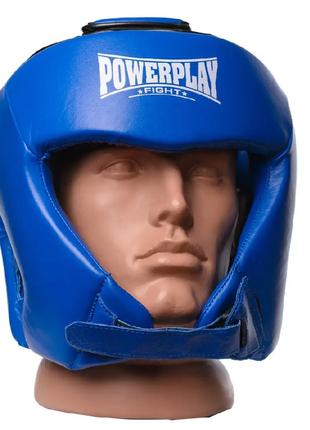 Боксерский шлем PowerPlay 3049 (турнирный), Blue S
