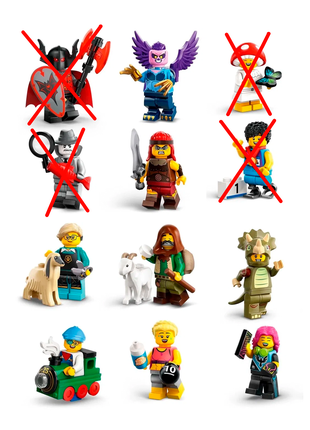 Лего мініфігурки 25 серія | lego minifigures series 25 71045