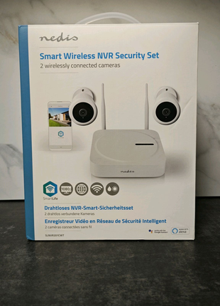 Ip камера відеоспостереженняNedis smart wireless nvr security set