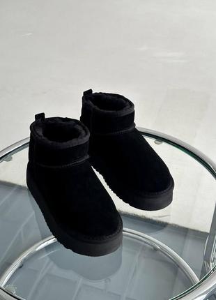 Ugg замшевые угги сапоги на овчине угги сапожки зимние